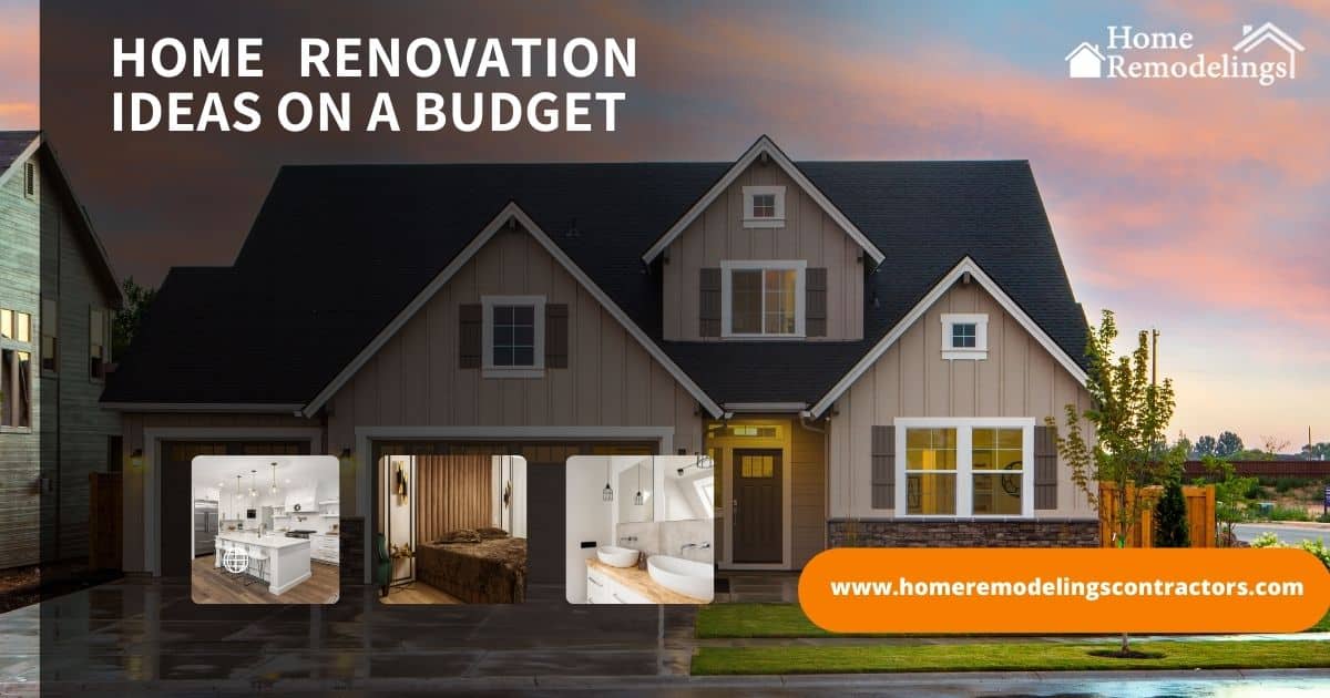 home renovation ideas on a budget