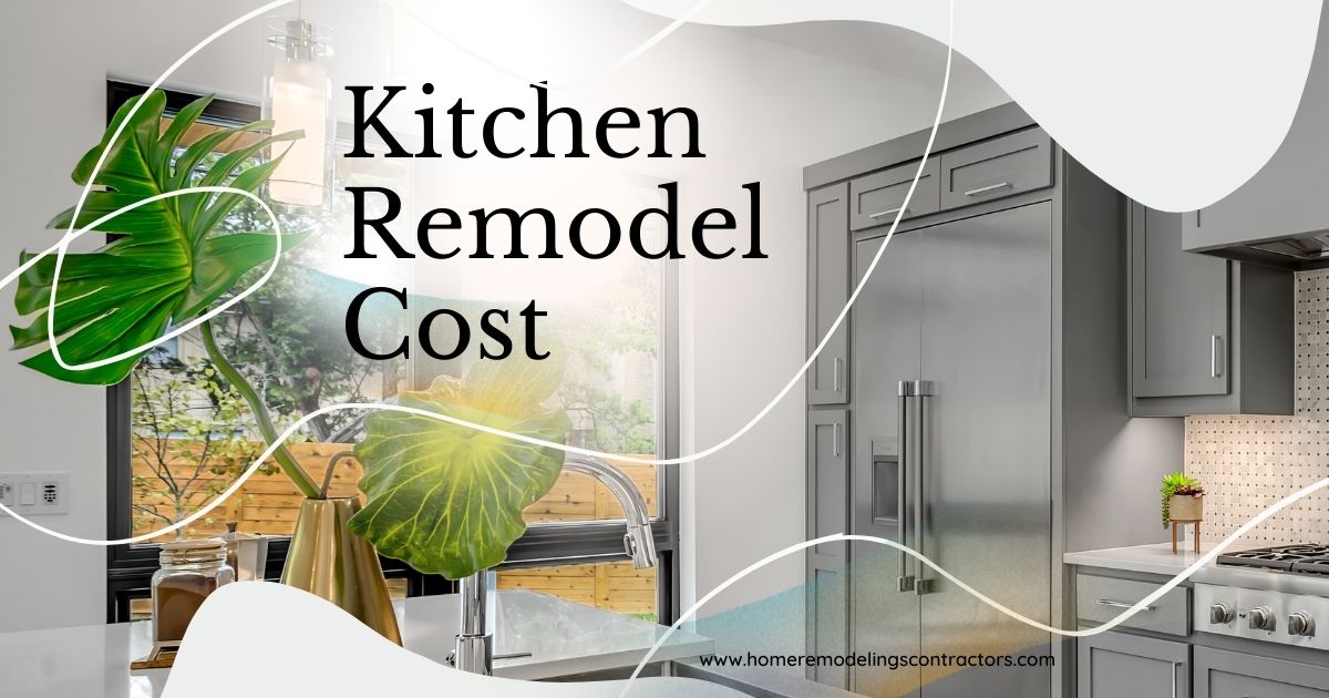 kitchen remodel cost